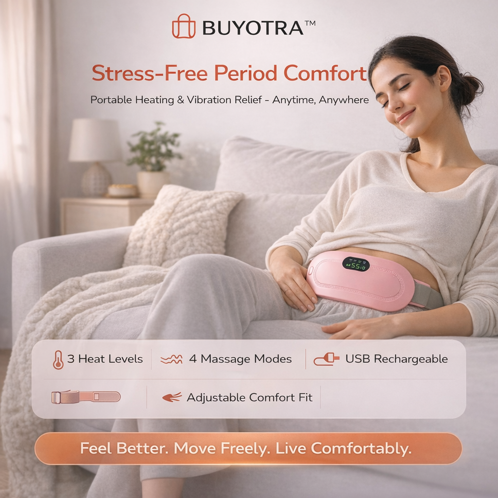 BUYOTRA™ Portable Period Relief Heating Massager for Women