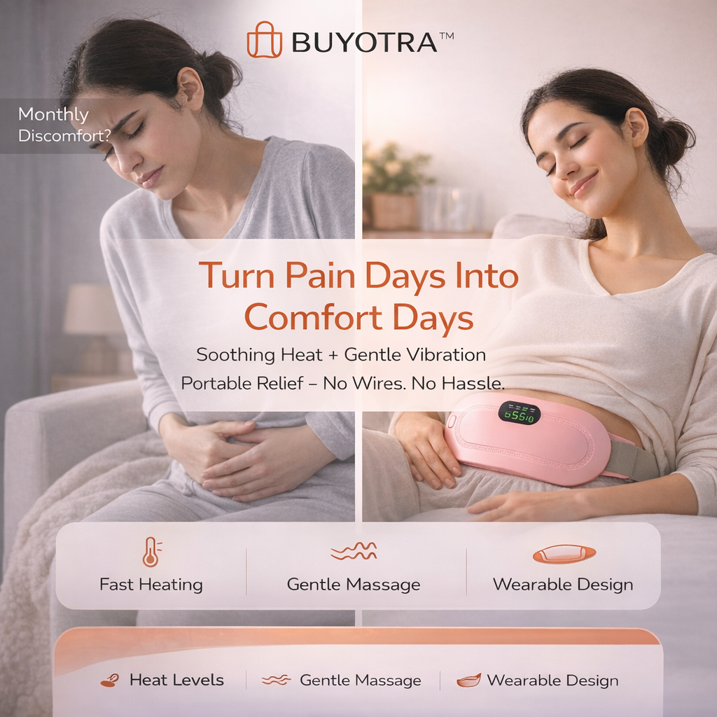 BUYOTRA™ Portable Period Relief Heating Massager for Women