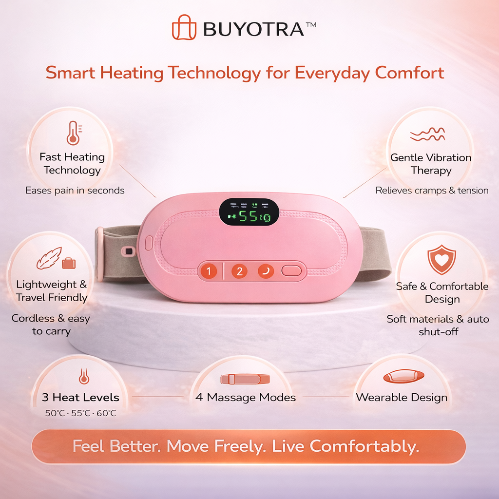 BUYOTRA™ Portable Period Relief Heating Massager for Women