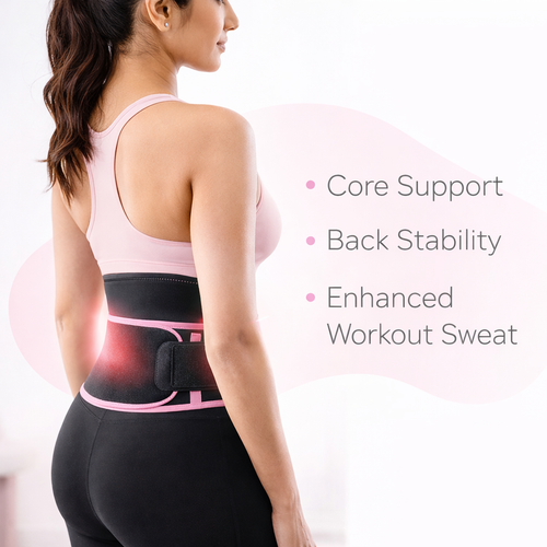 BUYOTRA CoreFlex™ Adjustable Waist Support & Sweat Belt