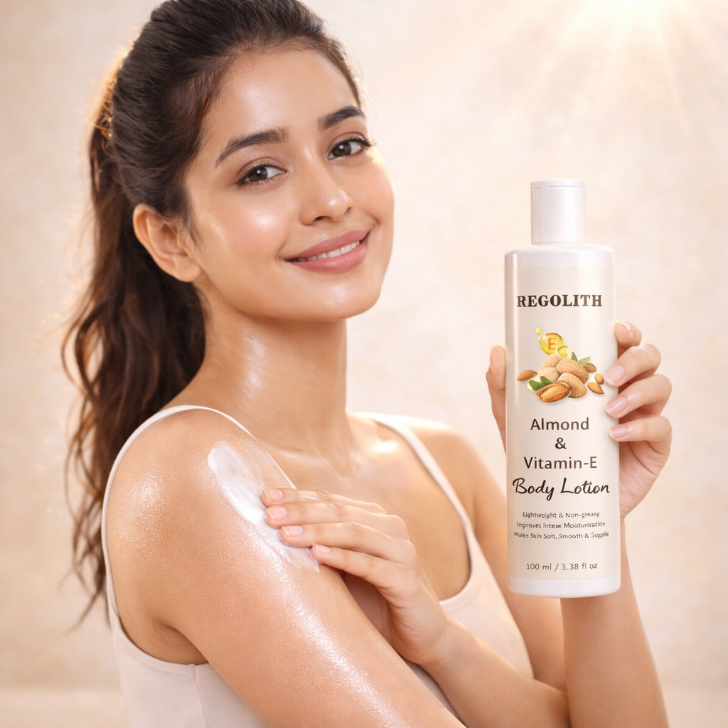 BUYOTRA Almond & Vitamin E Body Lotion Combo (Pack of 3) – Deep Moisturizing Non-Greasy Daily Body Lotion for Dry & Rough Skin