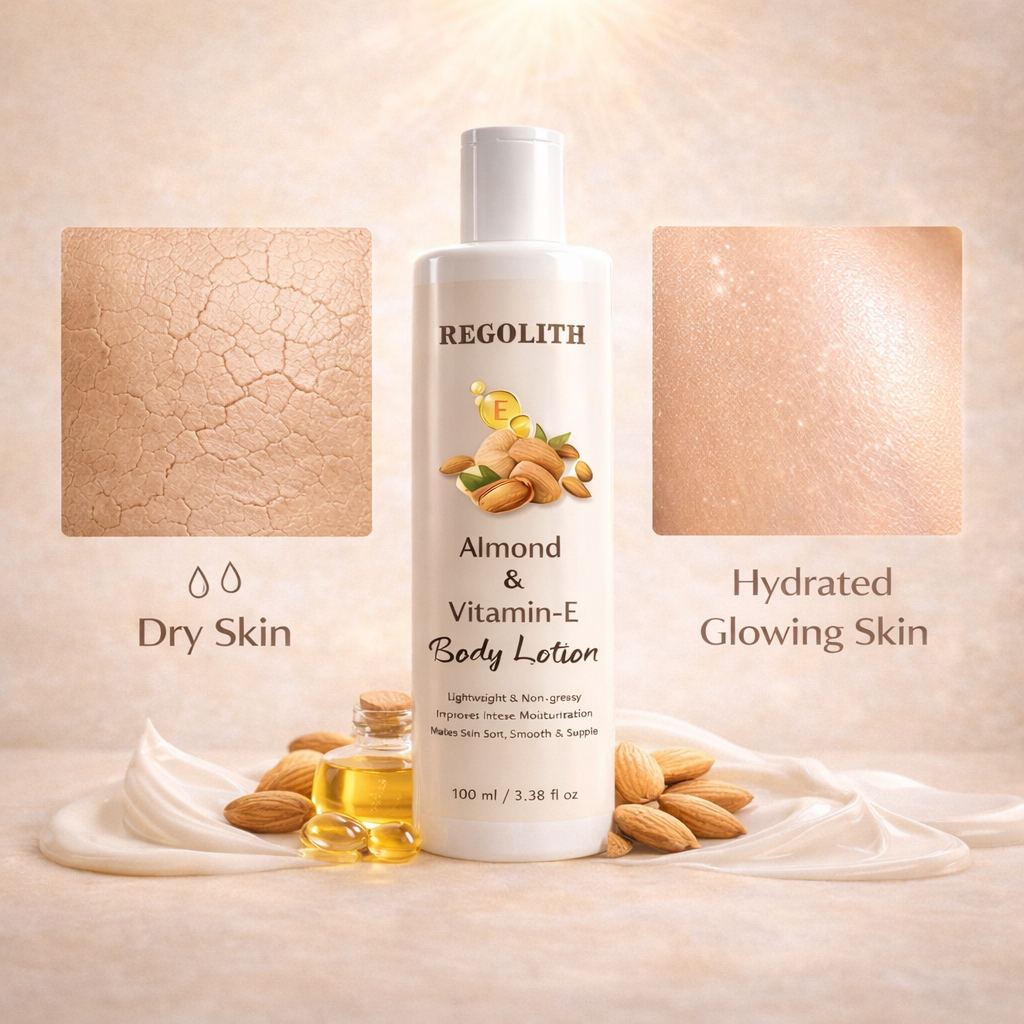 BUYOTRA Almond & Vitamin E Body Lotion Combo (Pack of 3) – Deep Moisturizing Non-Greasy Daily Body Lotion for Dry & Rough Skin